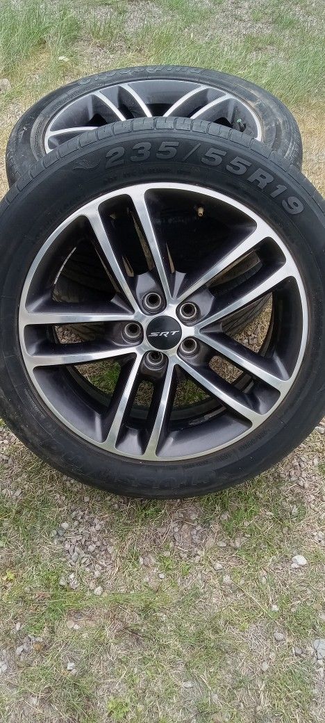 19" DODGE CHALLENGER OEM SRT Wheels (x4)..Jante wheel: OEM 19" factory stock oem dodge challenger/SRT rims.. Grade-a Alloy Rims..19x7.5 with 5x11