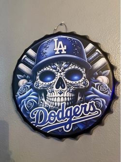 Dodgers large 14” bottle cap