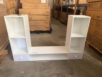 White shelf