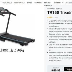 New Treadmill  X TER RA Fitness TR150 Folding  new in the Box