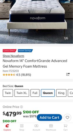 Queen mattress Novaform