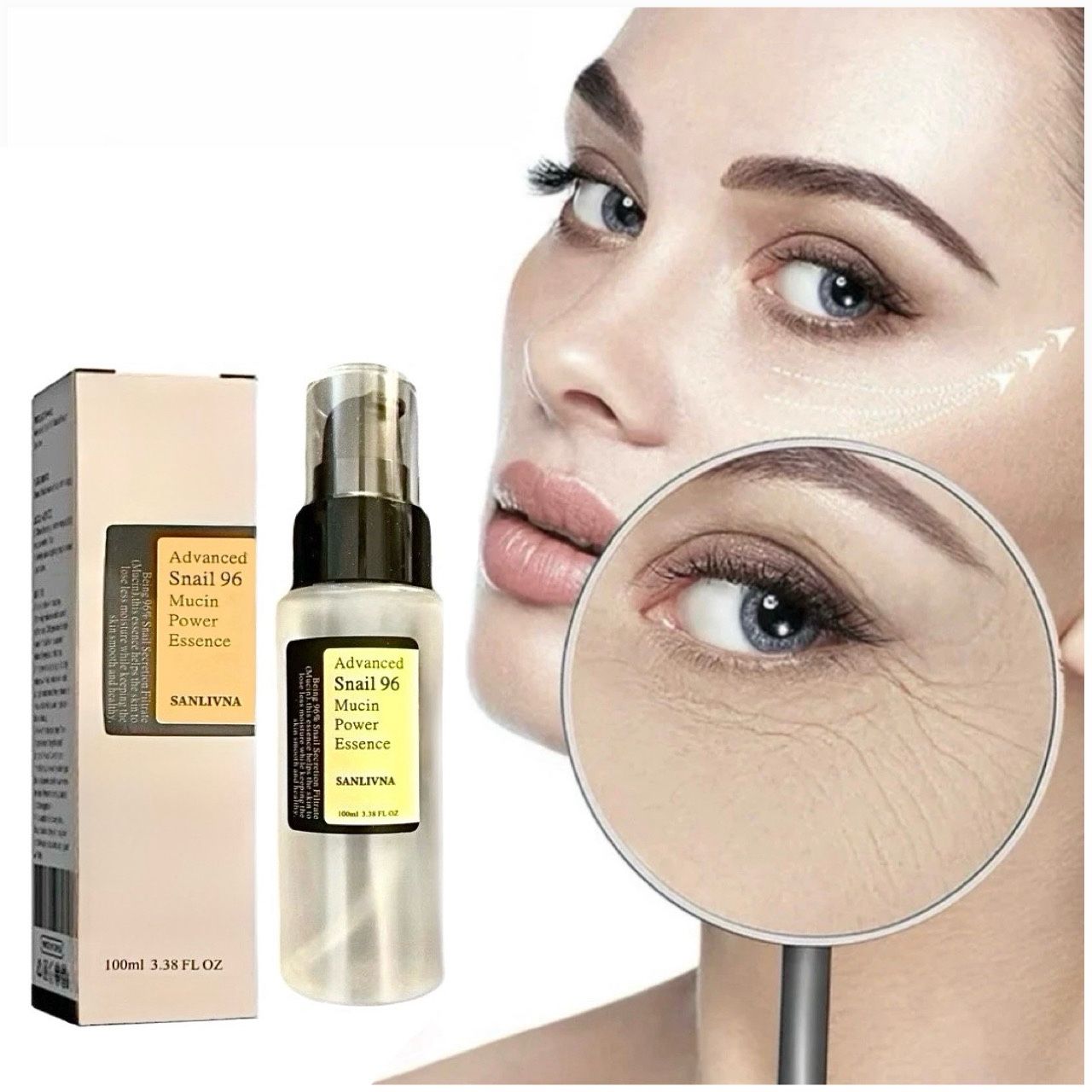 K Beauty Advanced Snail Mucin 96% Power Repairing Essence To Achieve Glass Skin