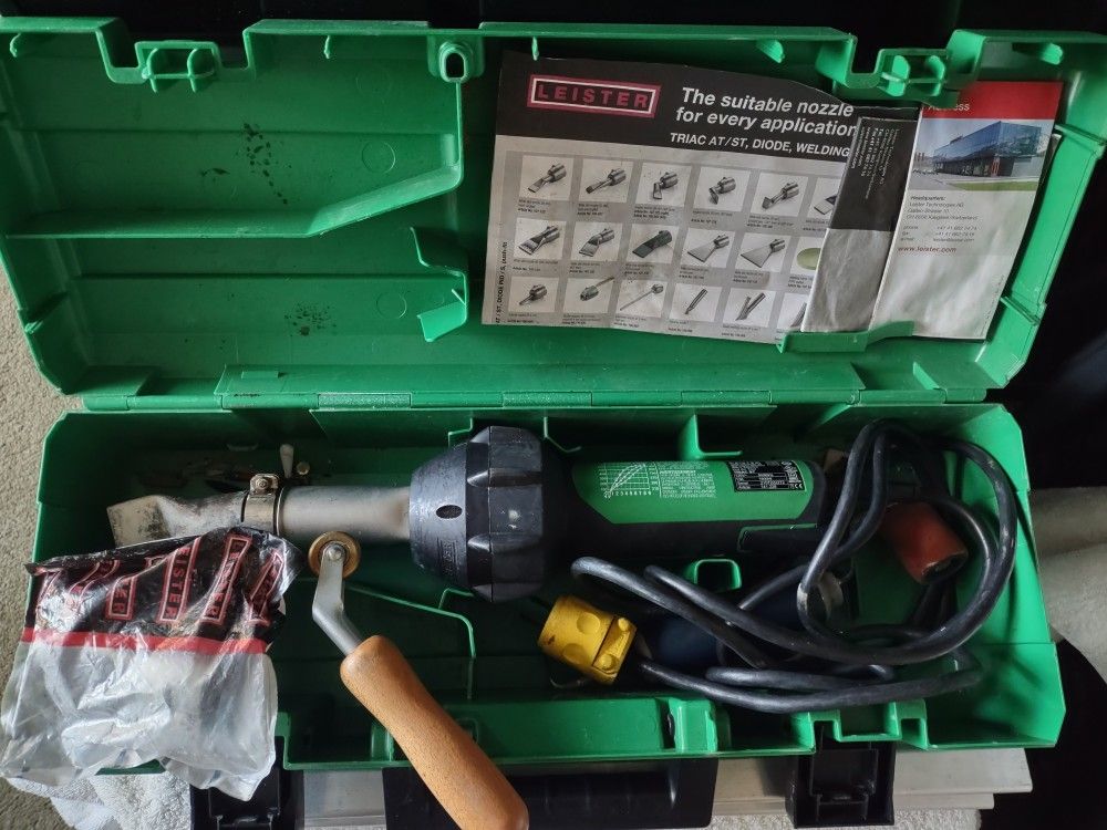 Leister Plastic Welder