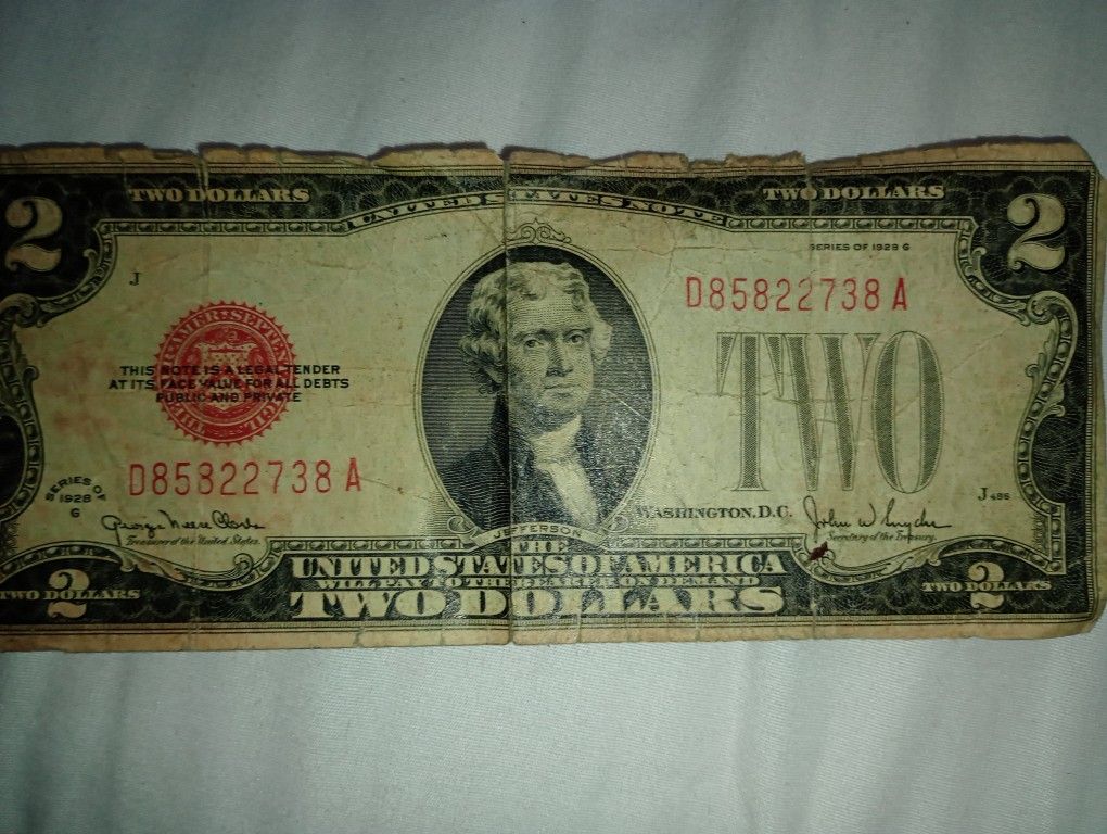 1928 $2 Note