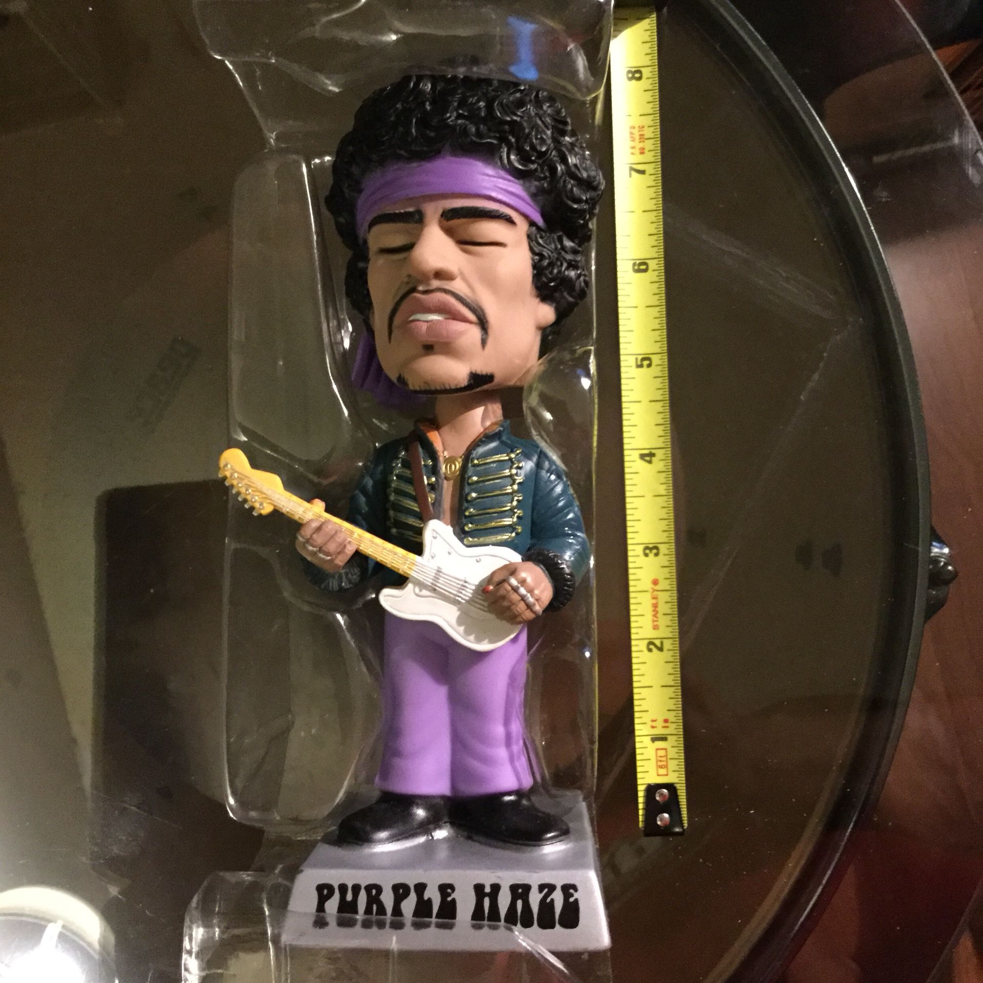 Jimi Hendrix Purple Haze Bobblehead - Wacky Wobbler 2009 Funko Action Figure Toy