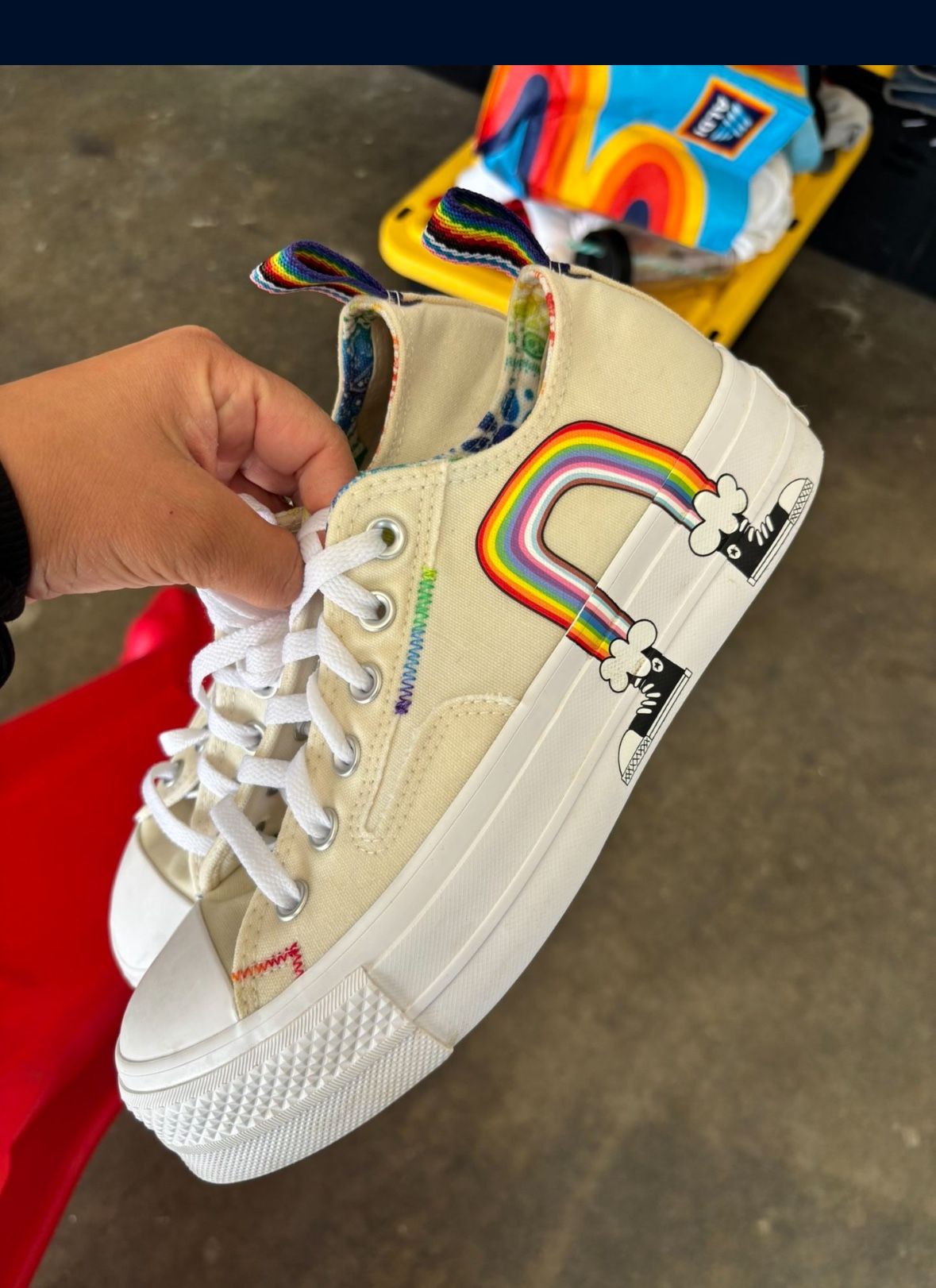 Women’s Platform Converse Size 9