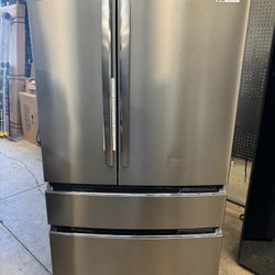 New Frigidaire 36” 4 Door French Door Refrigerator