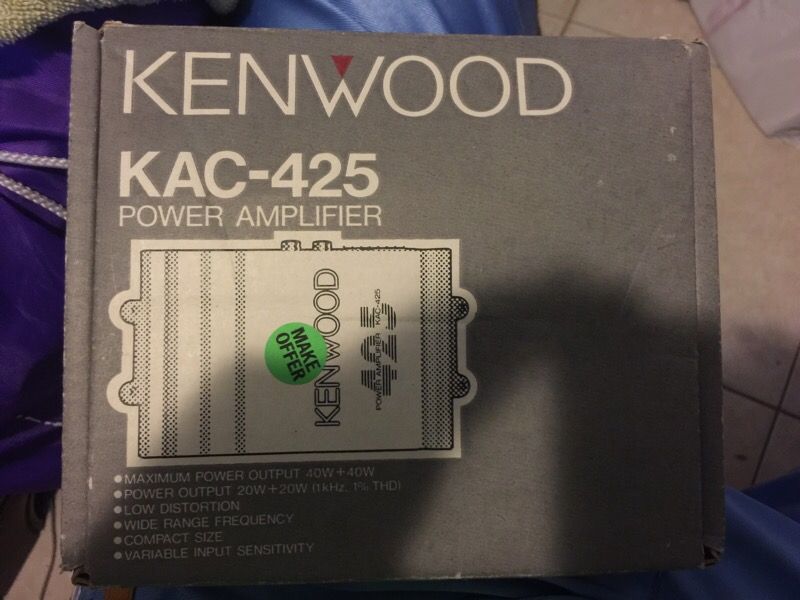 Kenwood power amplifier kac -425