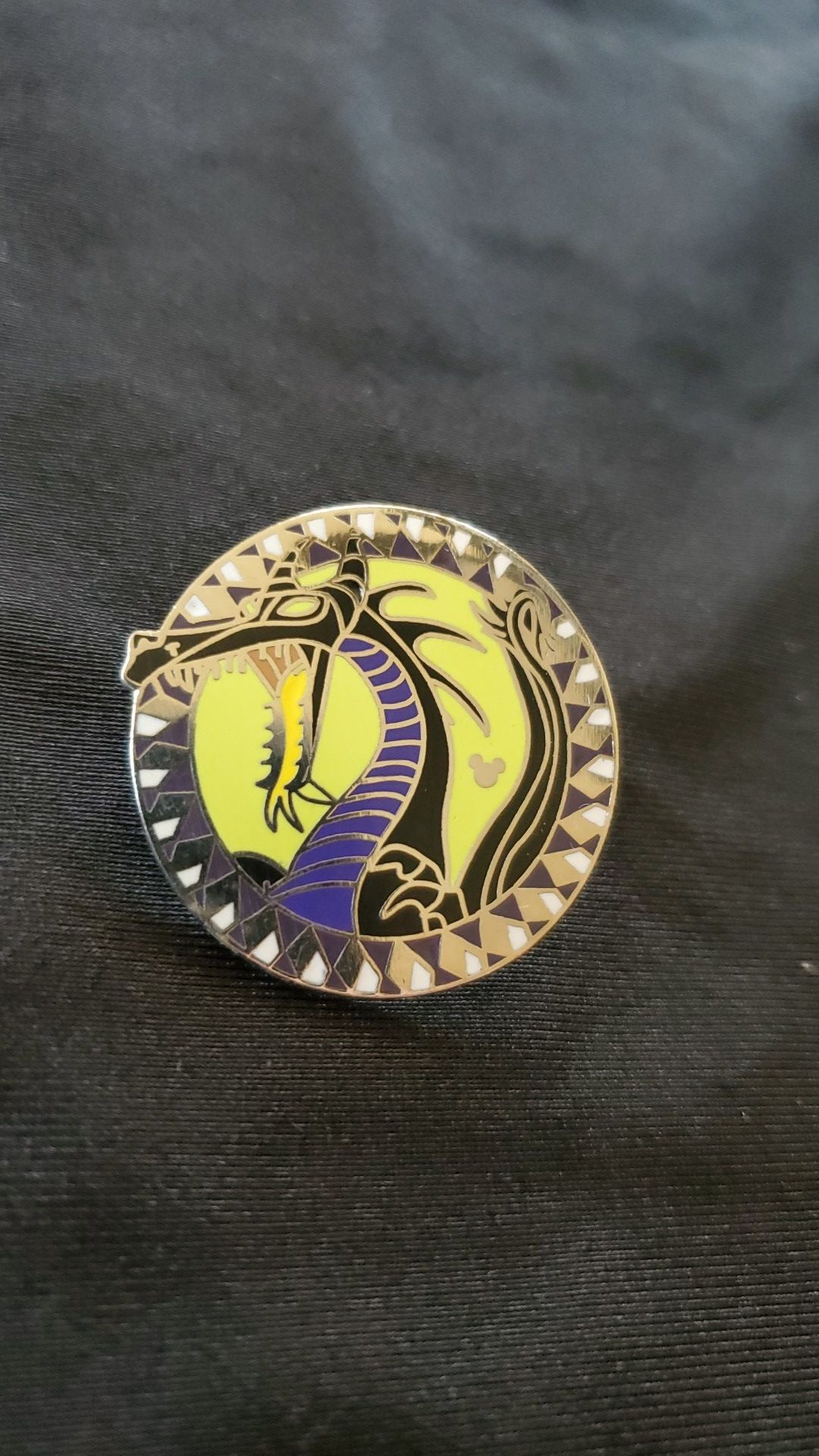 Maleficent dragon Disney trading pin