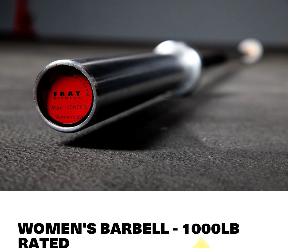 Women’s Barbell 6’ Brand New 35 Lbs