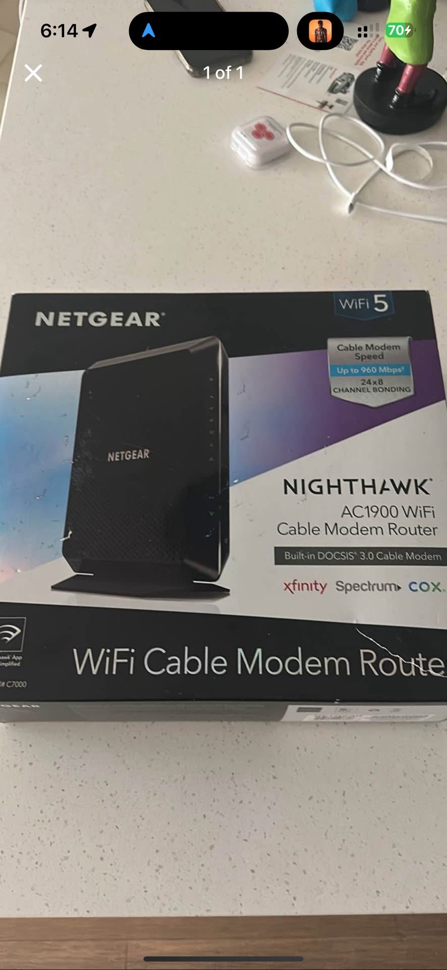 Netgear Nighthawk AC1900 WiFi Router 