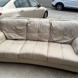 Leather Couch And Love Seat Set