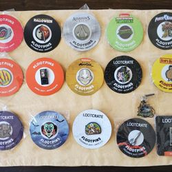 LOOTCRATE collector pins set with Firefly patch