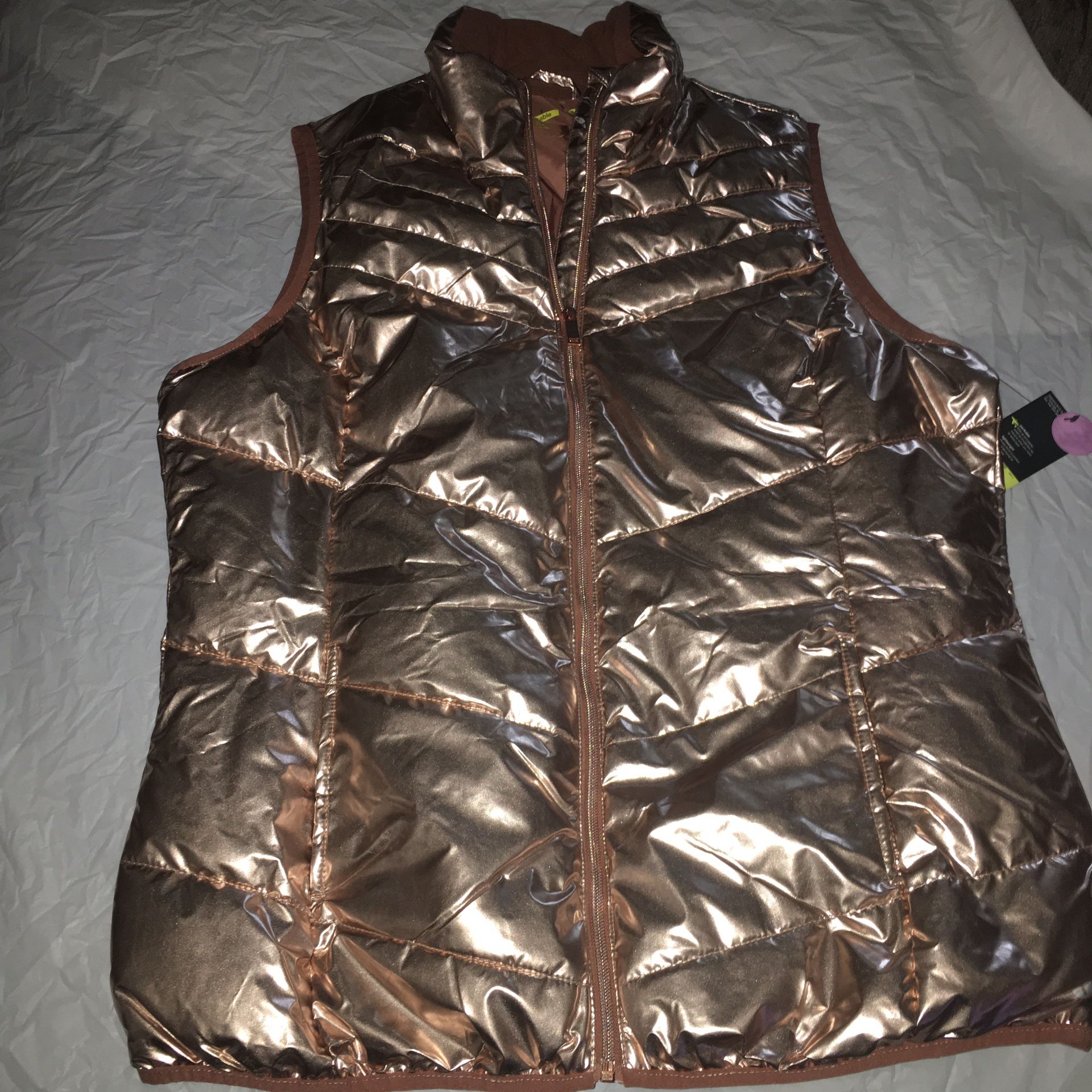 Athletic Vest- Rose Gold Color Large Tag Attached