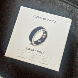 NEW CEVSTHO Smart Ring Fitness Tracker, Heart Rate&Sleep Tracker with SZ 10