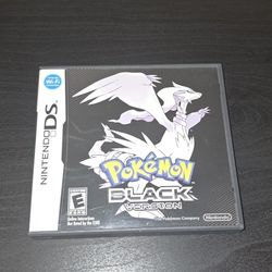 Pokemon Black Complete In Box With Manual 
