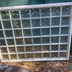 Lead Glass Window (28) Square With Frame.