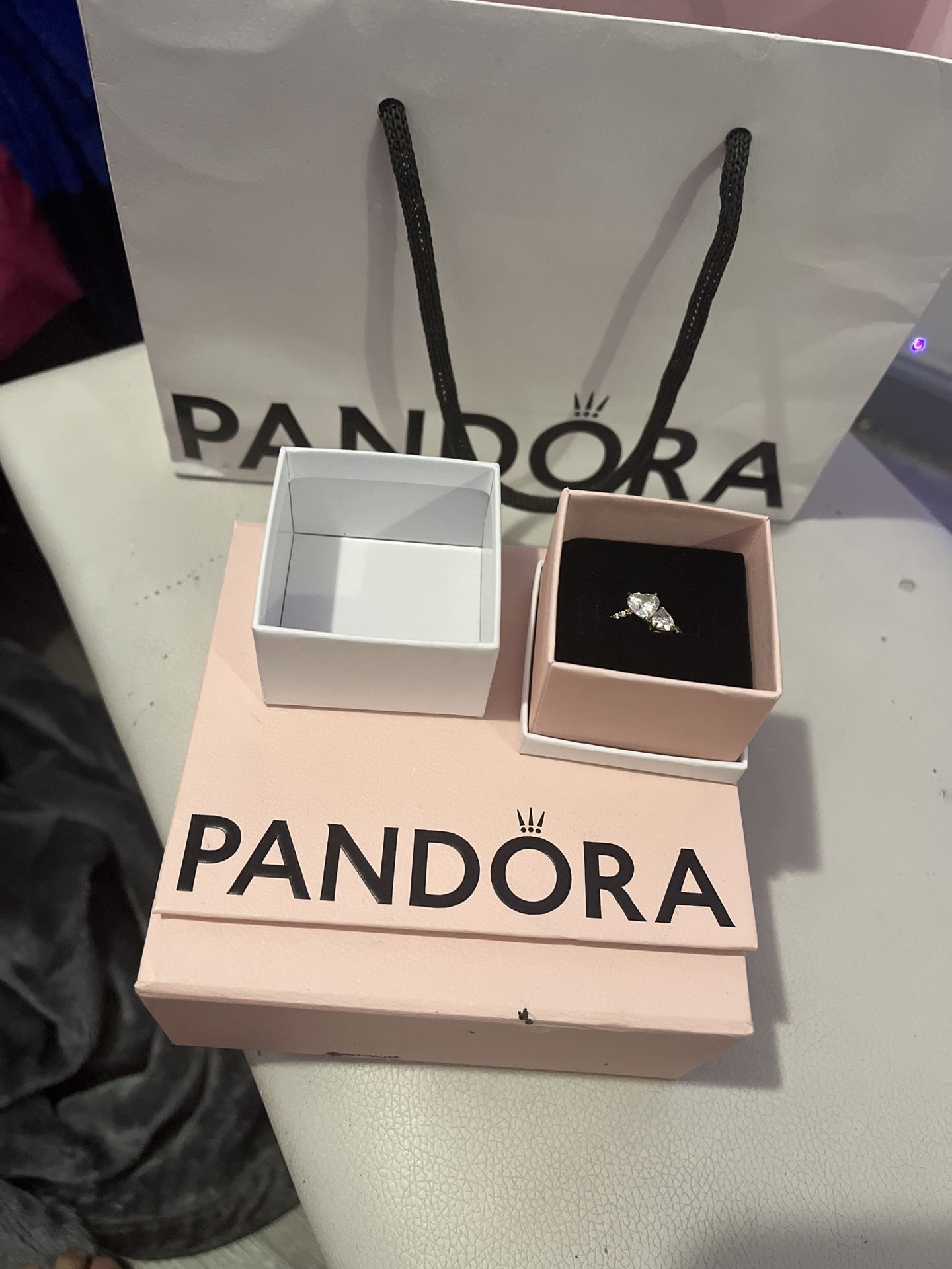 Size 6 Gold Plated Pandora Ring