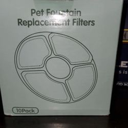 Pet Fountain Replacement Filters 10 Packs