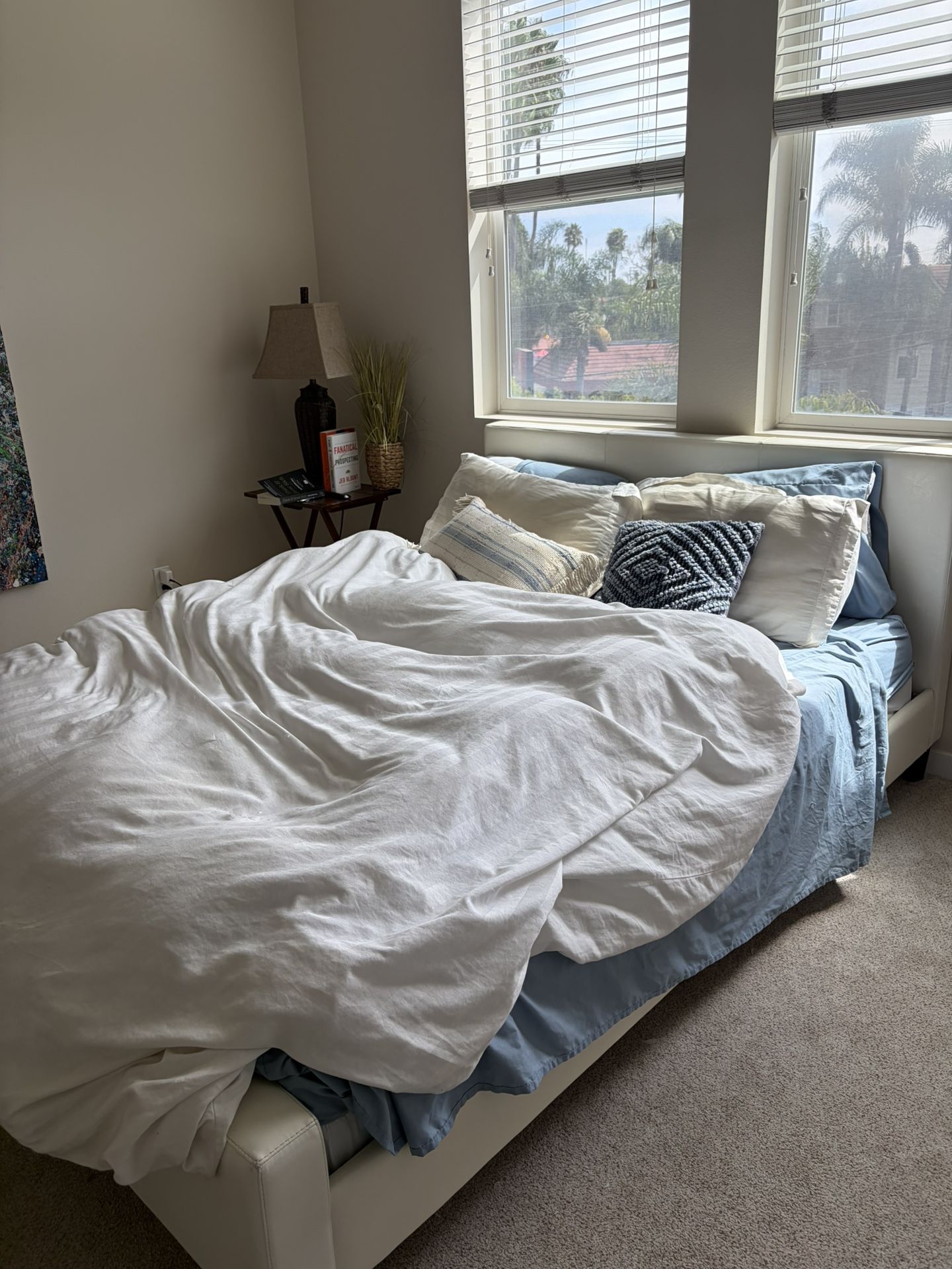 Queen Bed mattress And Frame