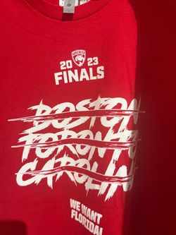 Brand new Florida Panthers 2023 Stanley Cup Finals T Shirts