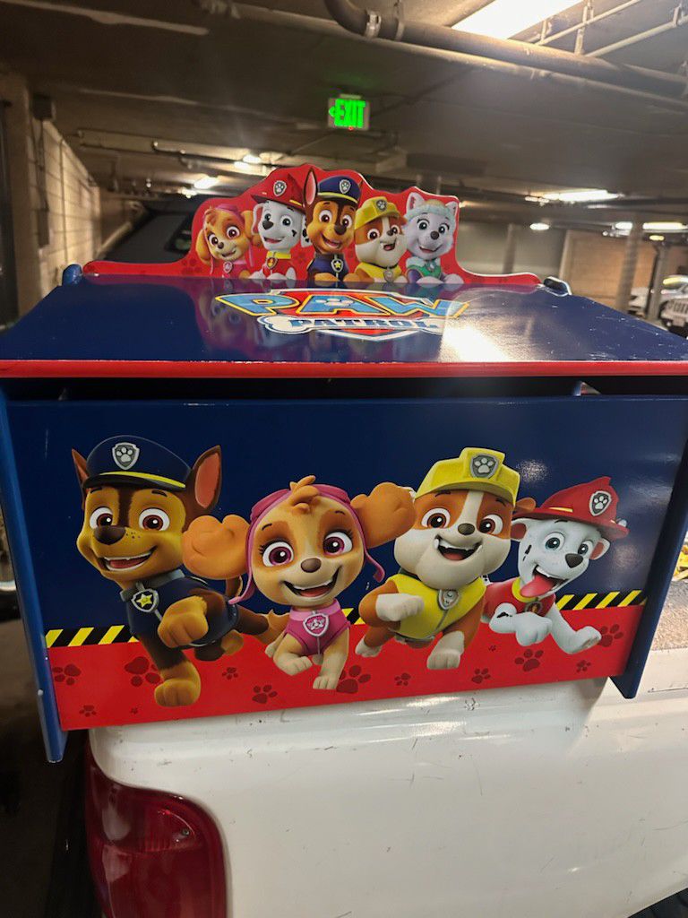 Paw Patrol Toy Box 24 Inch