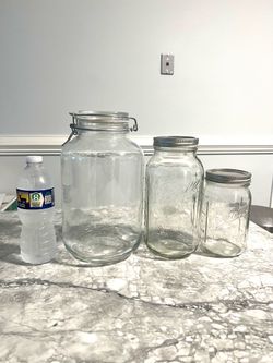 Mason Canning Glass Storage Jars