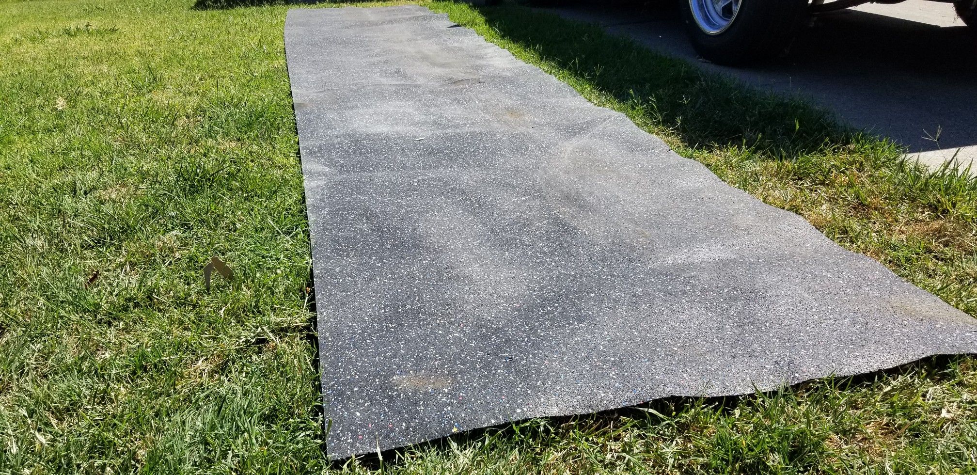 Robber mat (runners) cusion concrete covering