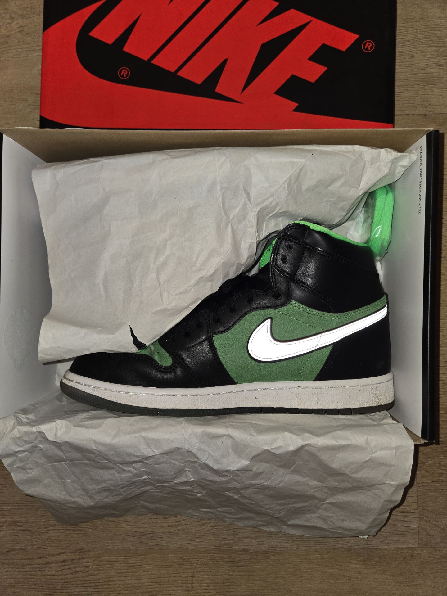 Jordan 1 high "Zen green" sz 10 zoom air