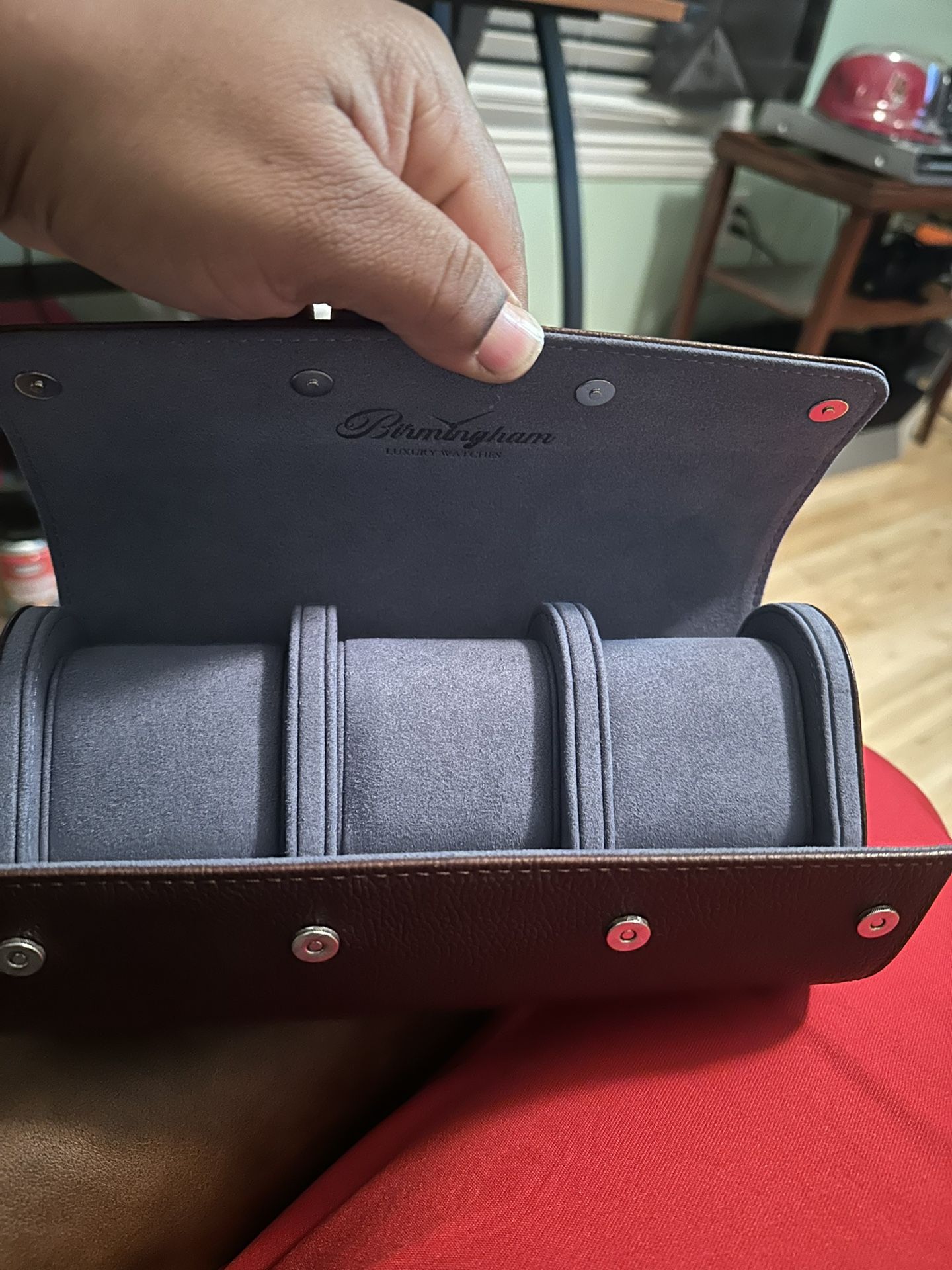Birmingham Leather Luxury Watch Case