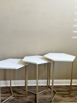 3 Tembo Two-Tone Nesting Tables