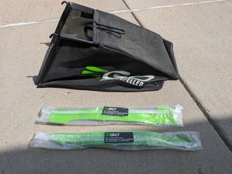 Ego 21 inch blade replacements and grass bag