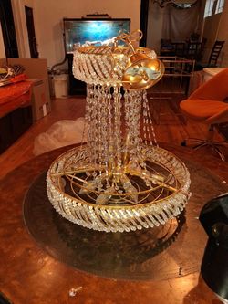 Real diamond chandelier