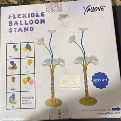 Flexible, balloon stand with balloons For parties,weddings,baby showers 