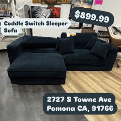 Coddle Switch Sleeper Sofa In Blue 