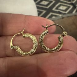 14k gold plated  earrings
