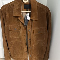 Banana Republic Bomber Jacket (Real leather)