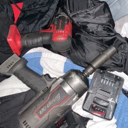 Snap On 3/8ths And 1/2 Drive Impacts 