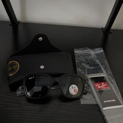 Ray-Ban Polarized Sunglasses – Black Frame – Brand New
