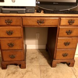 Antique Desk And Chair