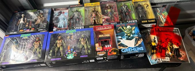 Mortal kombat tmnt figure lot