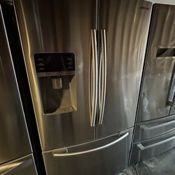 Samsung 3 Door Stainless Steel Like New Works Great