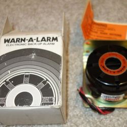 Target Tech Warn-A-Larm Backup Alarm 12V 112db NOS Evacuator Alarm