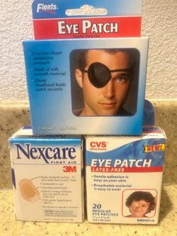 Eye patches (3 boxes) $12