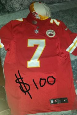 Authentic jersey and hat