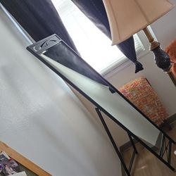 Full Length Mirror, Rod Iron Trim, Folds Easily!__ HEAVY*