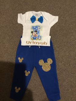 Mickey birthday outfit