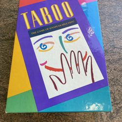 Taboo Boardgame 1989 (Complete set)