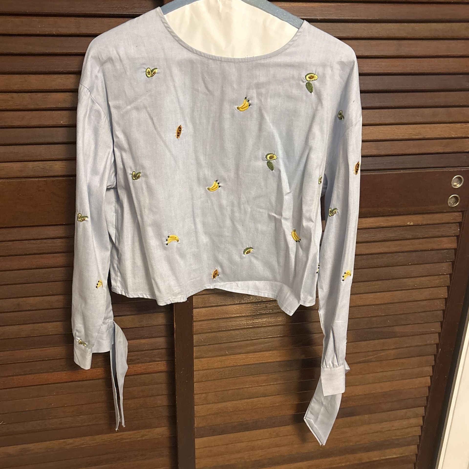 Zara Blue Blouse