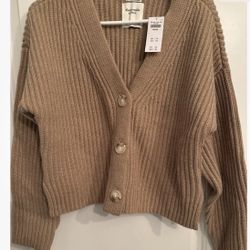 Abercrombie & Fitch Merino wool blend cardigan